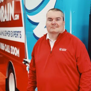 ZOOM DRAIN franchisee David Melms is pictured
